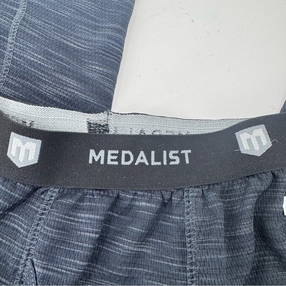 Sleek Black /Blue Boxer Brief long John / pajama pants with Contoured Pouch - Picture 5 of 9